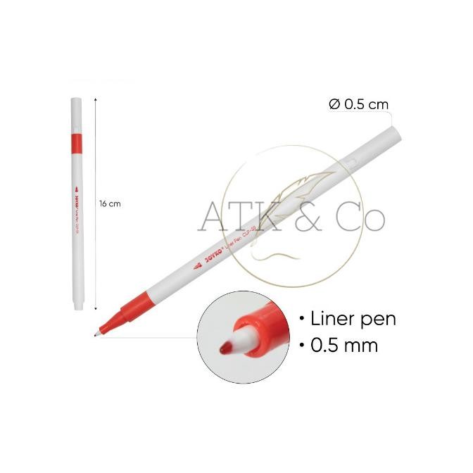 

Tersedia Pulpen Color Pen Liner Joyko Clp-59-12 Warna - Bolpen Pena Warna Joyko