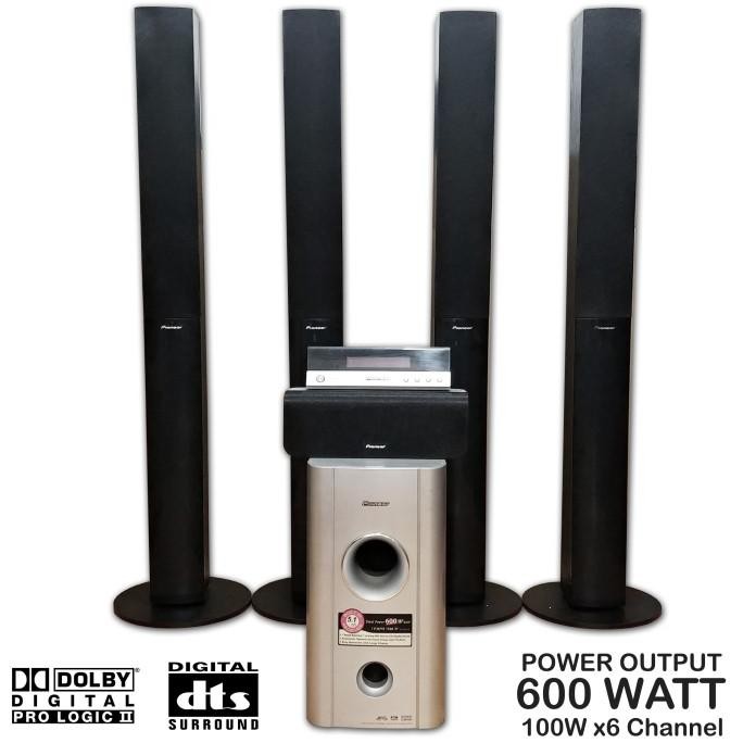 Promo Pioneer Home Theater 5.1 Surround System