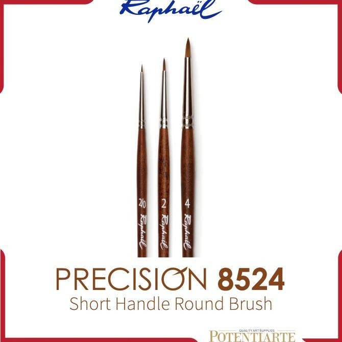 

Kuas Lukis Raphael 8524 Short Round Pointed Precision Synthetic Brush