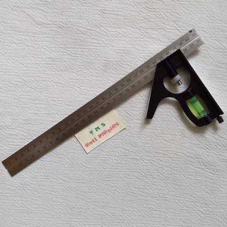 

siap kirim siku waterpass - penggaris siku sudut - siku kombinasi