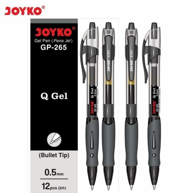 

Tersedia Gel Pen - Pulpen - Pena Joyko Gp-265 - Q Gel - Hitam 1 Pack / 12 Pcs