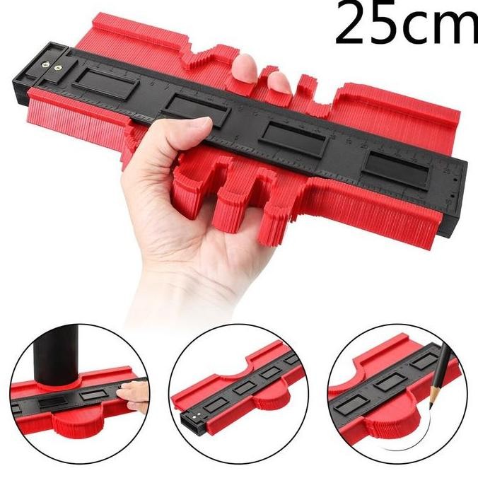 

siap kirim penggaris duplikat mal kontur alat cetak profil contour duplicator profile tool 10inch