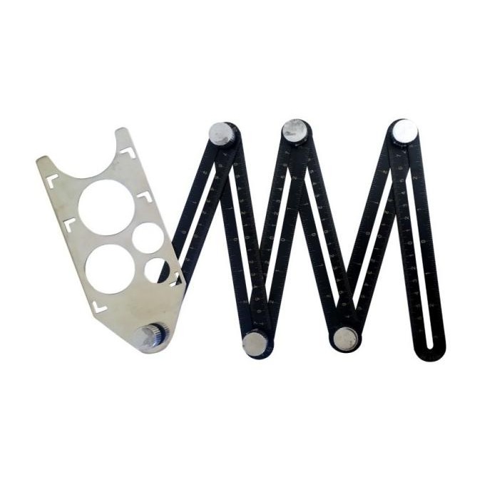 

siap kirim multi hole multi angle drill copy guide locator penggaris keramik