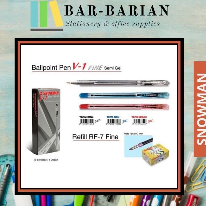 

Tersedia Pulpen Snowman V1 Per Lusin / Pen Snowman V1 / Ball Pen Snowman V1