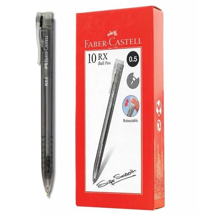 

Tersedia [ Pack ] Ballpoint Pulpen 0,5 - Faber Castell Rx Murah!