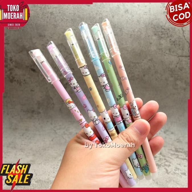 

Tersedia Pulpen Hapus Hello Kitty Pen Marble Hapus Eraseable Pena Unik Lucu