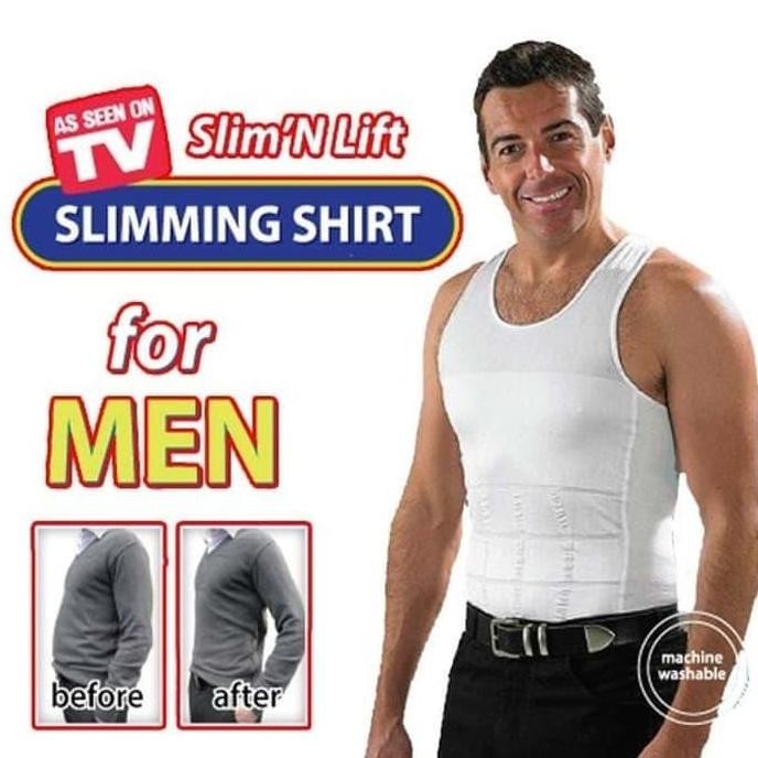 Baru Kaos Dalam Pria Korset Pria Korset Pelangsing Pria Kaos Slim Fit