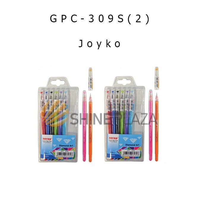 

Tersedia [Flash Sale] Pulpen Joyko Gel Pen Diamond Gpc-309S Art Set 0.5Mm