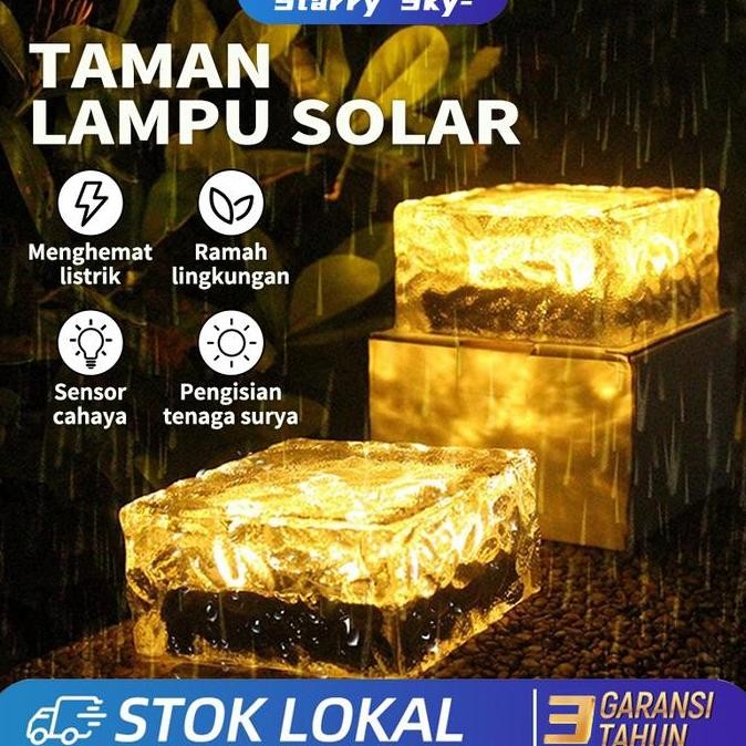 Lampu Taman Lampu Tangga Lampu Taman Solar LED Outdoor Kristal