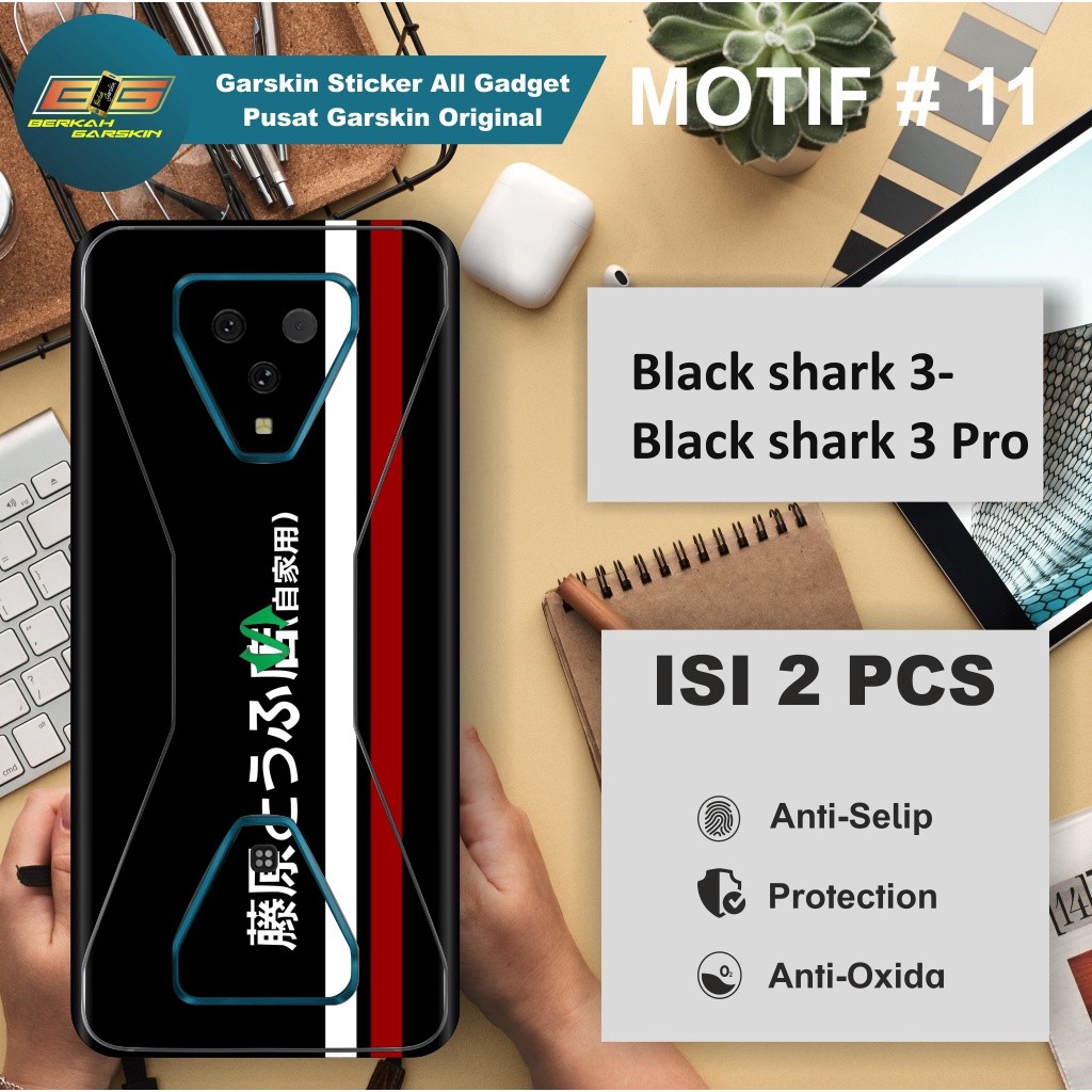 

Buy1Get1 Black Shark 3 Pro Garskin Stiker Fullbody Premium Bisa Custom Bukan Case