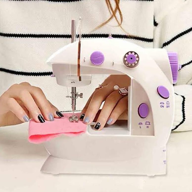 Mesin Jahit Mini Portabel 202 Mesin Jahit Listrik Pakaian Jahit Tangan Mesin Jahit Portabel Mesin Ja