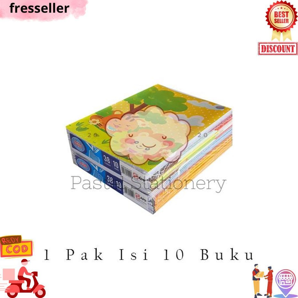 

[Pack] Buku Tulis Sidu 38 Lembar 1 Pak Isi 10 Buku Sinar Dunia D Terlaris