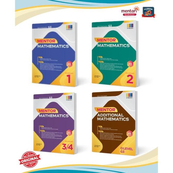 New Mentor Mathematics Book New Edition - Buku Latihan Matematika Smp