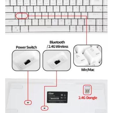 Royal Kludge RKG68 / RK-G68 / RK837 / RK68 Hotswap Mechanical Keyboard