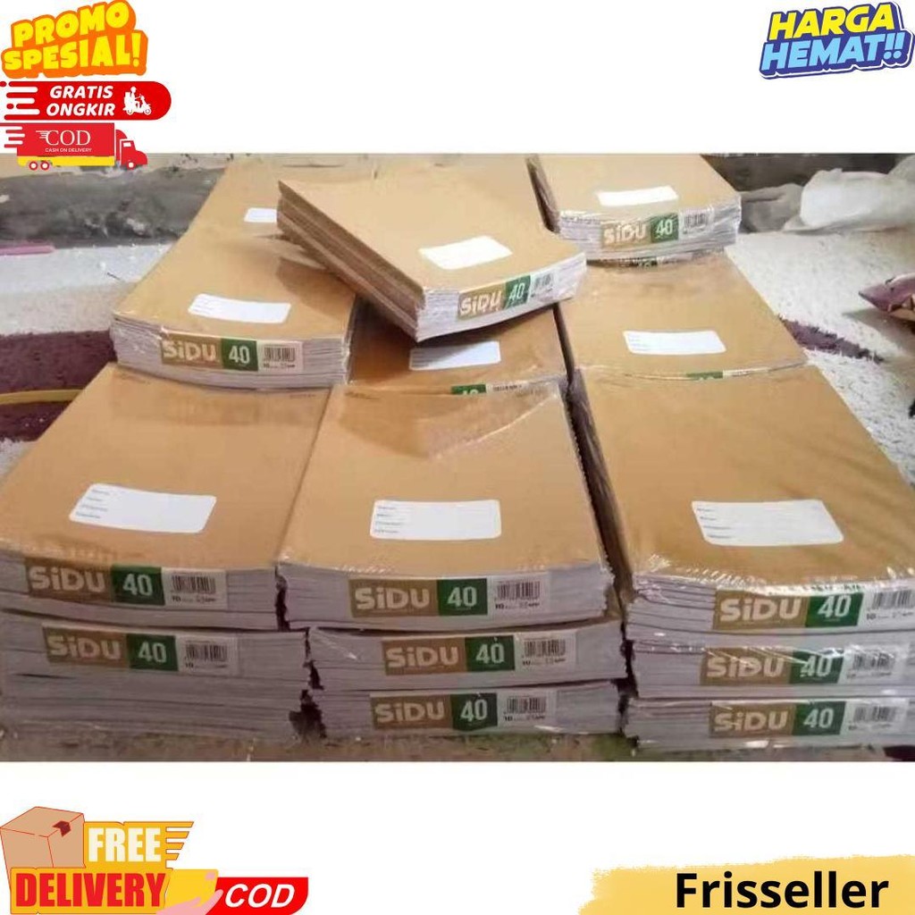 

Buku Tulis Sidu Cover Sampul Nama Isi 40 Lembar / Buku Sidu Craft 40 Lembar (1 Pack Isi 10 Buku) D Terlaris
