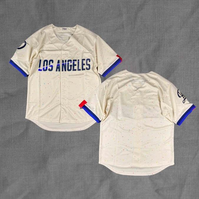 Bordir Baju Jersey Baseball Los Angeles Dodgers City Connect Jersey Co