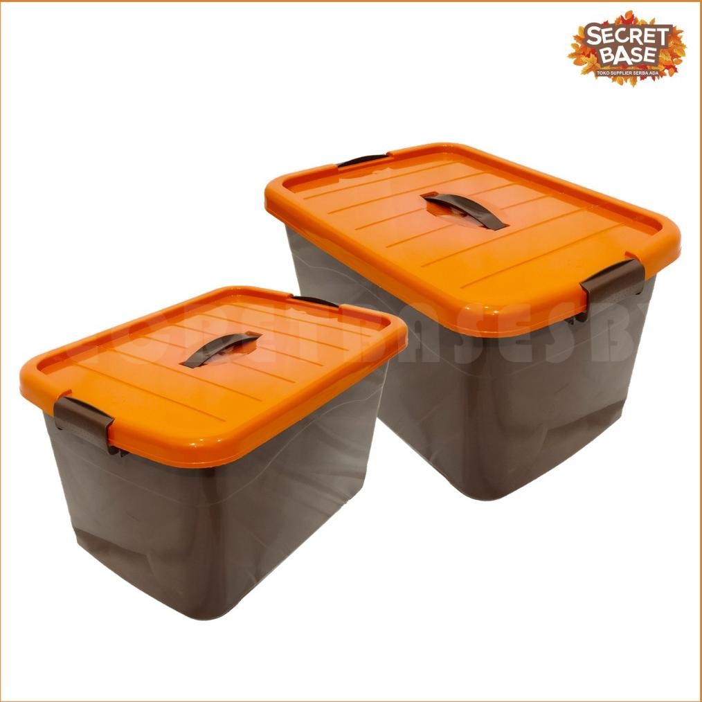 Box Container + Handel - Pegangan (2) / Kotak Plastik / Box Plastik Serbaguna Harga Grosir