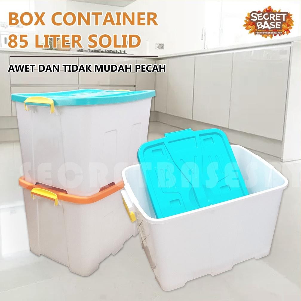 Box Container 85 Liter + Roda - Kontainer Box Plastik / Container Box Harga Grosir