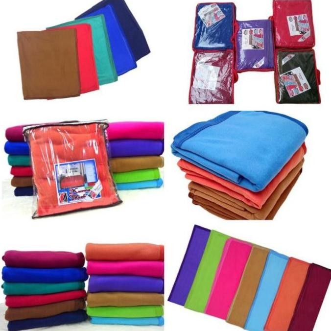 Selimut hotel polos/selimut flanel/selimut kurnia