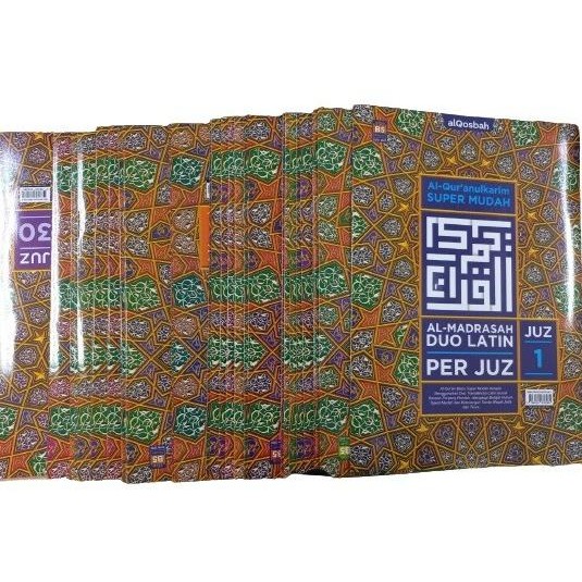 Al Quran Qosbah Madrasah Duo Latin Per Juz B5 murah