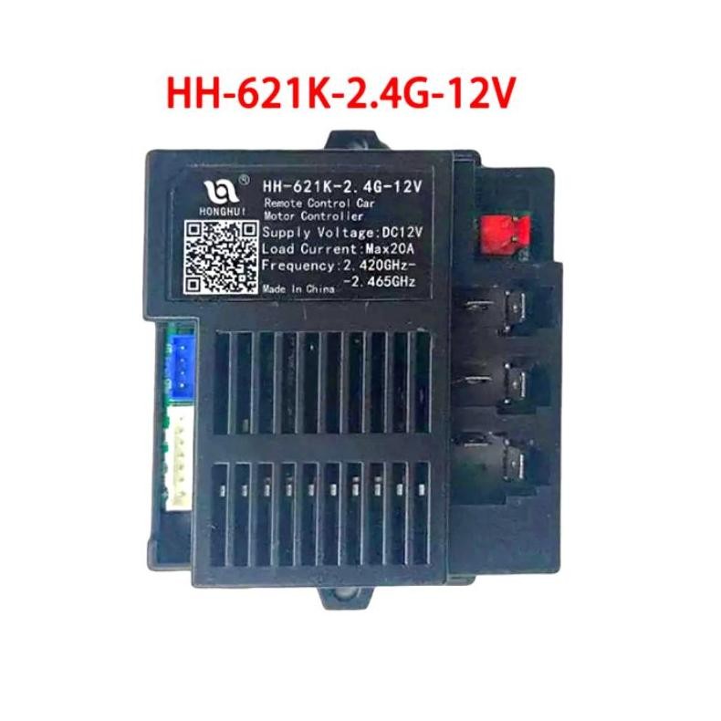 Premium Remot Receiver Mobilan Aki Hh-621K-2.4G-12 Remote Control Putih Reciver Reseiver Reseiper Re