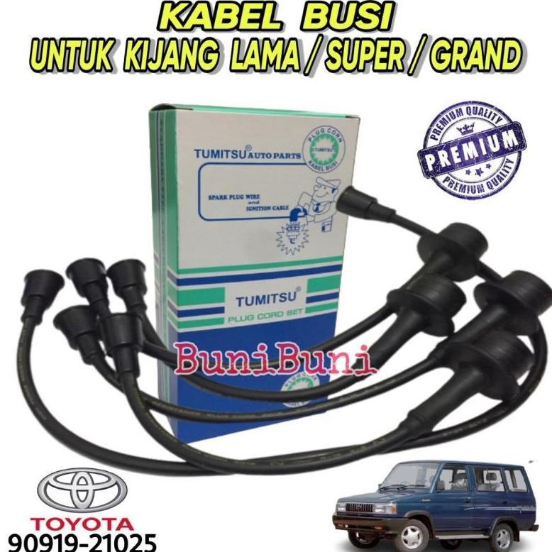 Promo Kabel Busi Koil Mobil Kijang Lama 4K / Super 5K / Grand & Kapsul Non Efi (1 Set) Diskon