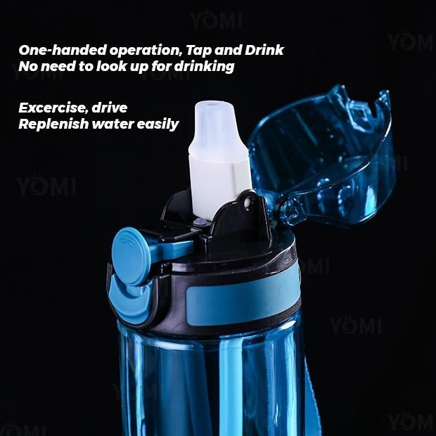 Terbaru - YOMI - Botol Minum -1323/700ml Penutup Sport Botol Minum/Water Bottle/Botol penyimpanan/Bo