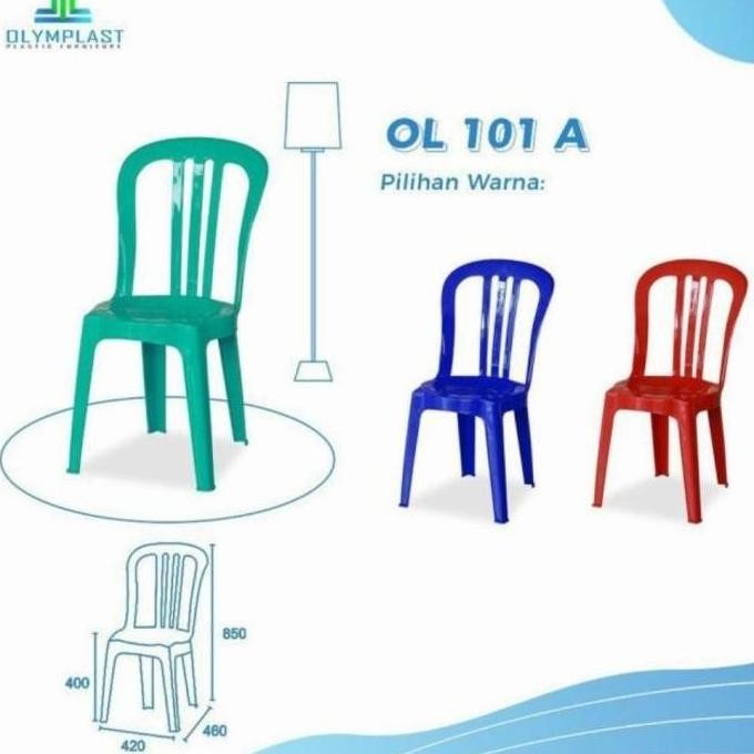 Kursi plastik 101 Kursi Makan Kursi Teras Kursi 101 Olymplast Kursi Kondangan
