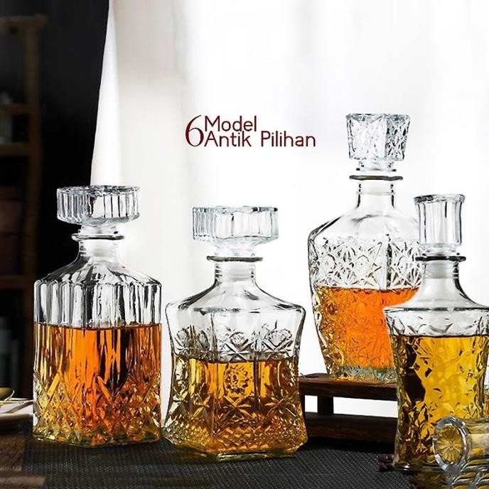 Botol Wine Kaca Whiskey Glass Botol Kaca Whiskey Decanter Severo