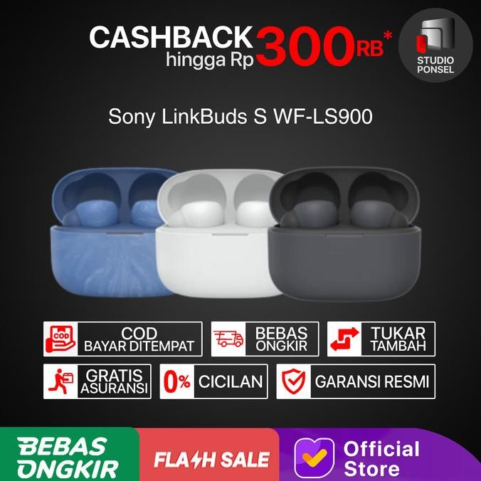 Original SONY LinkS WF-LS900 TWS Earphone EarBluetooth Headset Resmi