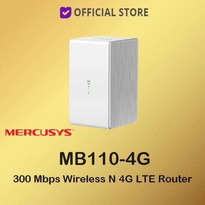 Mercusys MB110-4G N300 4G LTE Modem Wireless Router MB 110 - 4G