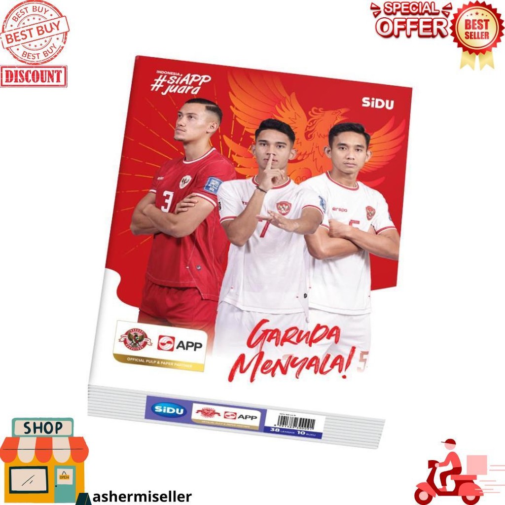 

Sidu Buku Tulis Timnas 38 Lembar - 10 Buku D Termurah
