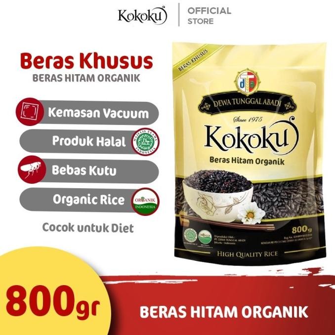 

Baru Beras Hitam 800gr Kokoku Organik