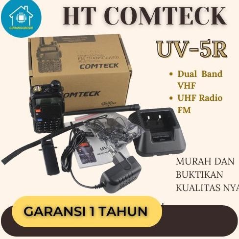 ready HT comteck surabaya UV-5R Dual Band VHF - UHF Radio FM