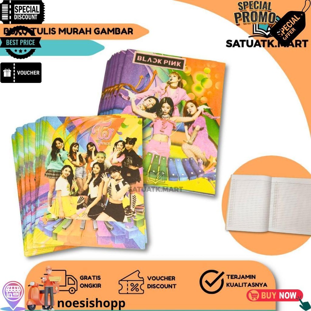 

(10 Pcs) Buku Tulis 38 Lembar D Sale