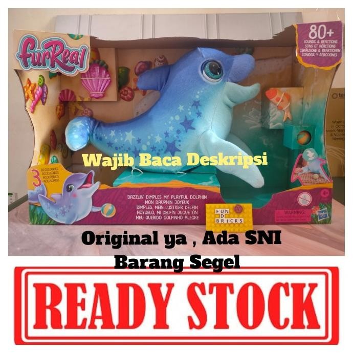Furreal Dazzlin Dimes My Playful Dolphin Boneka Lumba Lumba