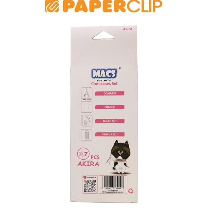 

Produk Baru!! Jangka / Compass Macs 80089 Set Akira Chubbs