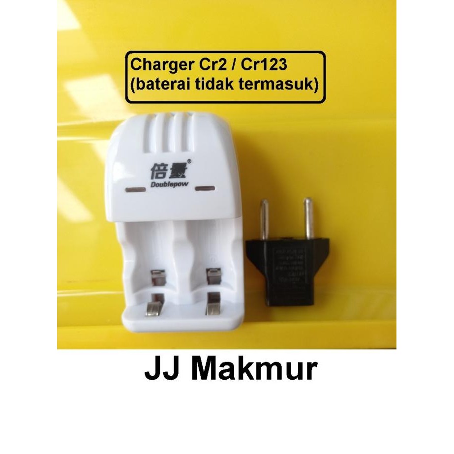 Charger Baterai Cr2 Cr123 - Alat Cas Batere Batre Charger Battery