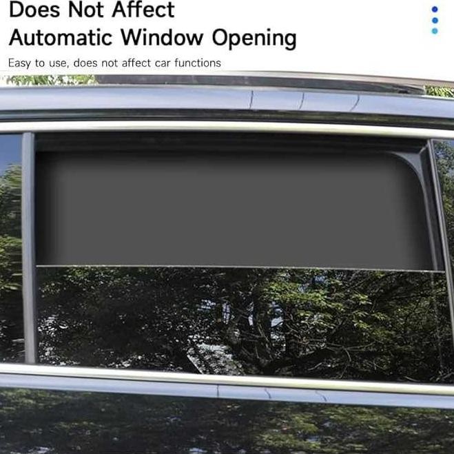 Pelindung Panas Matahari Kaca Mobil Magnetic Penutup Kaca Samping - Asli