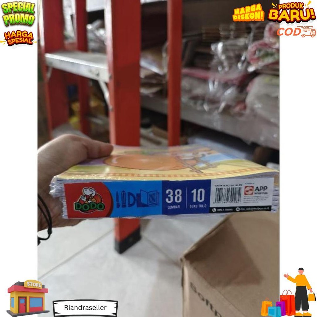 

Buku Tulis Dodo 38 1Pak(10Buku) D Promo 4.4