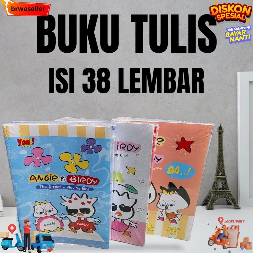

Buku Tulis Isi 38 Lembar 1 Pack Isi 10 Buku D Sale