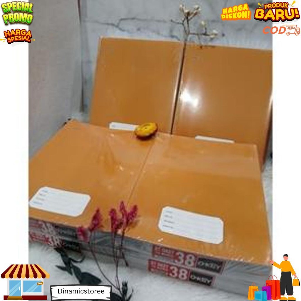 

(10Pack) Buku Tulis 38 Lembar Sampul Coklat Premium-Buku Tulis 38 Halaman D Cod