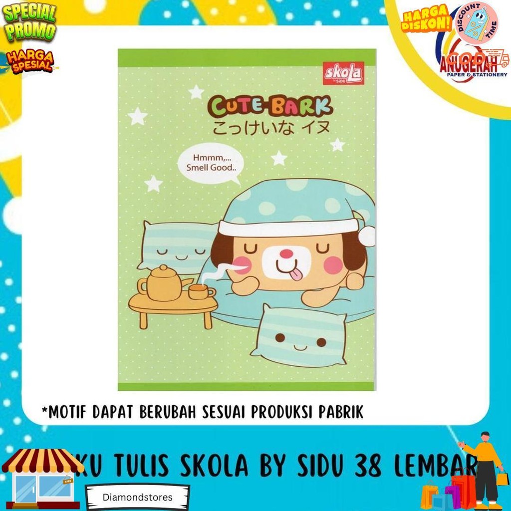 

Buku Tulis Skola By Sidu 38 Lembar (Pak) D Termurah