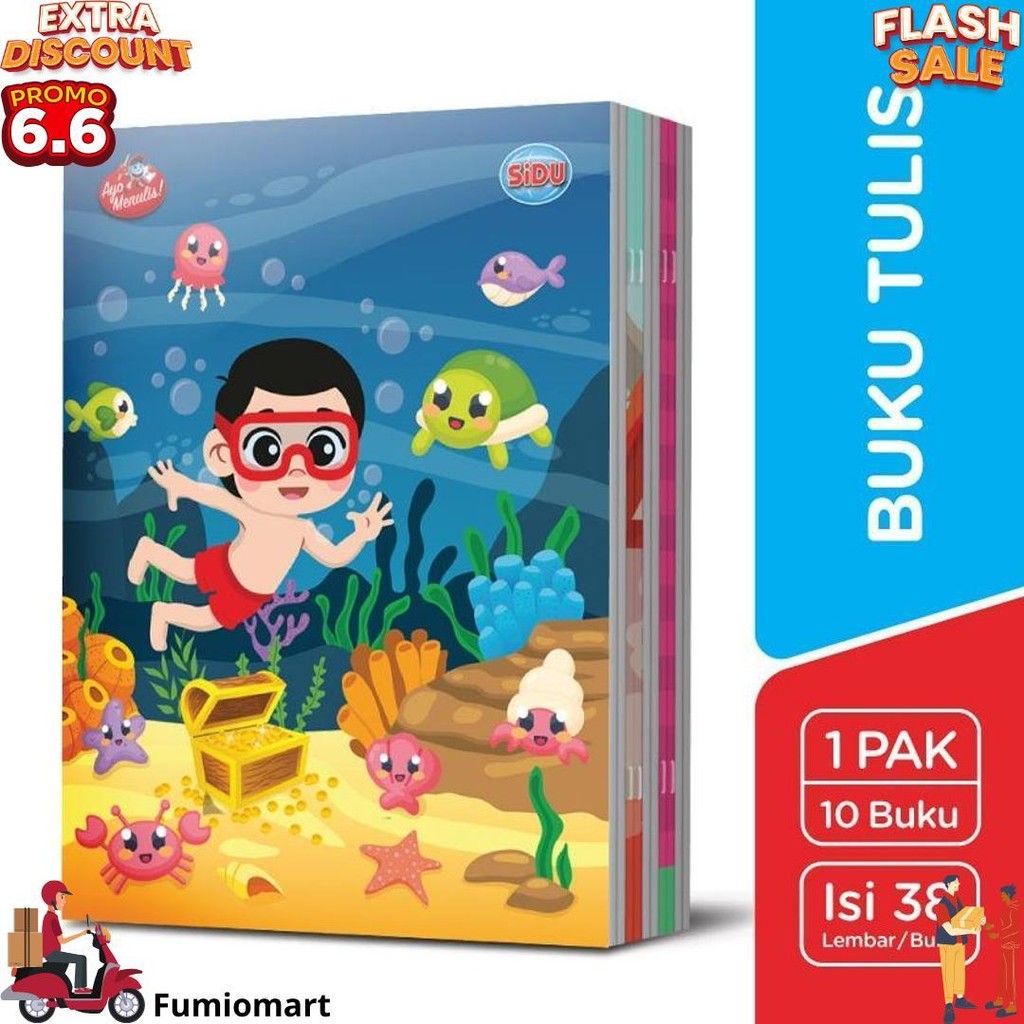 

Buku Tulis Sidu - 38 Lembar ( Pack ) D Promo 4.4