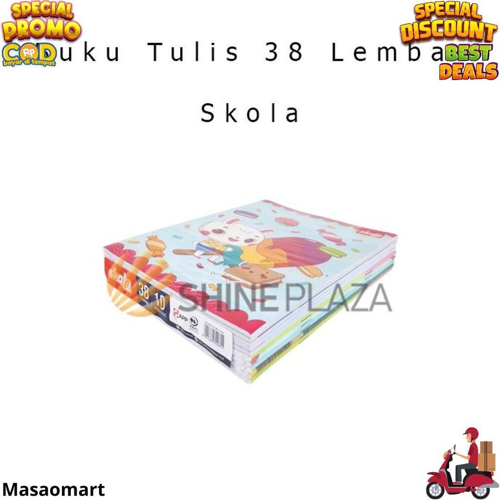 

[Pack] Buku Tulis Skola 38 Lembar 1 Pak Isi 10 Buku By Sidu Sinar Dunia D Gratis Ongkir