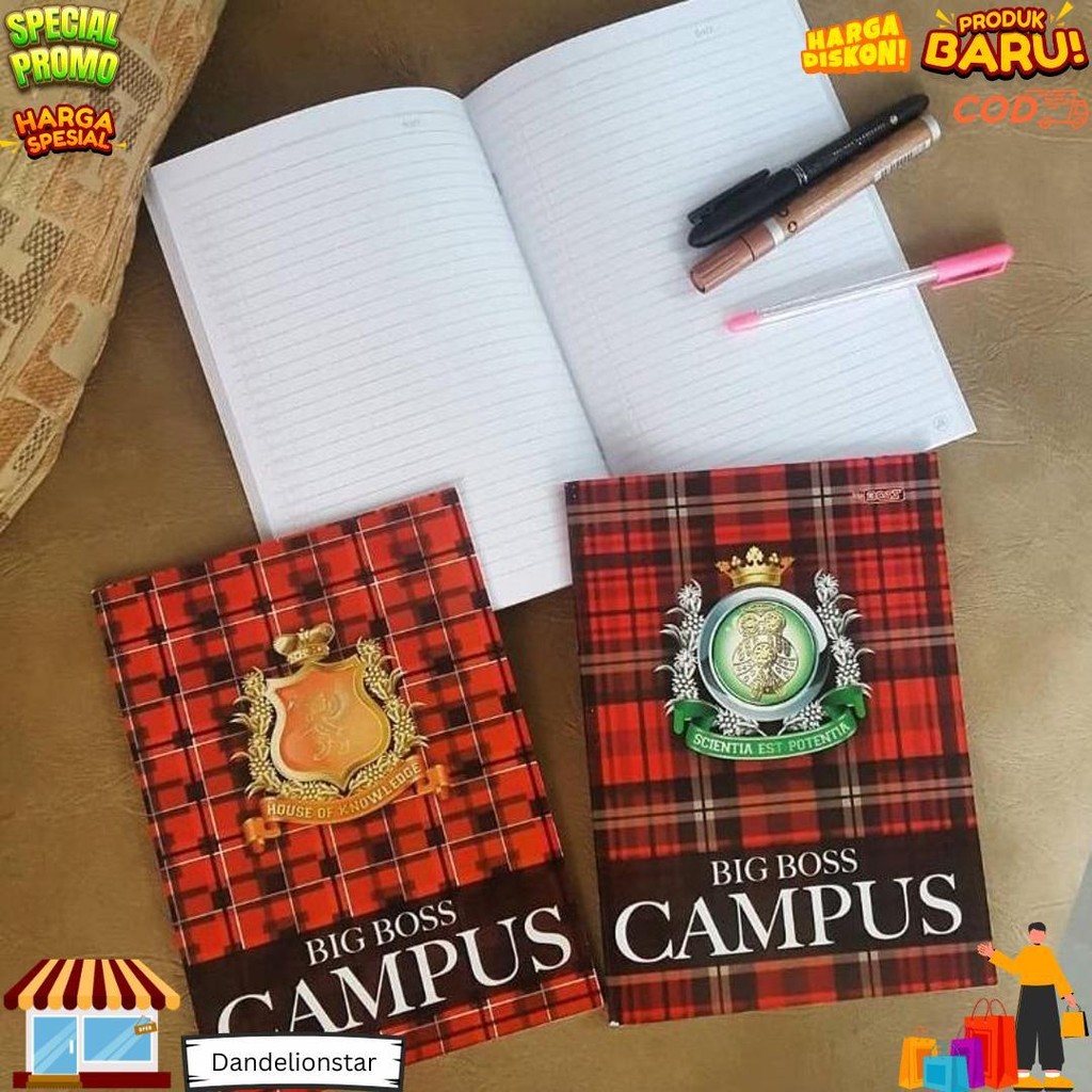 

Big Boss Buku Tulis Eb 36 Campus Ukuran 250X180Mm 1Pack (10Pcs) D Sale