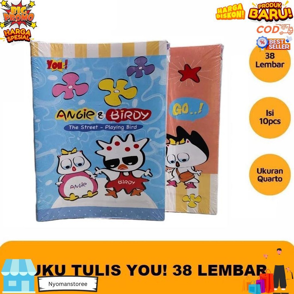 

Buku Tulis Isi 38 Lembar 1 Pack Isi 10 Buku D Promo Puncak