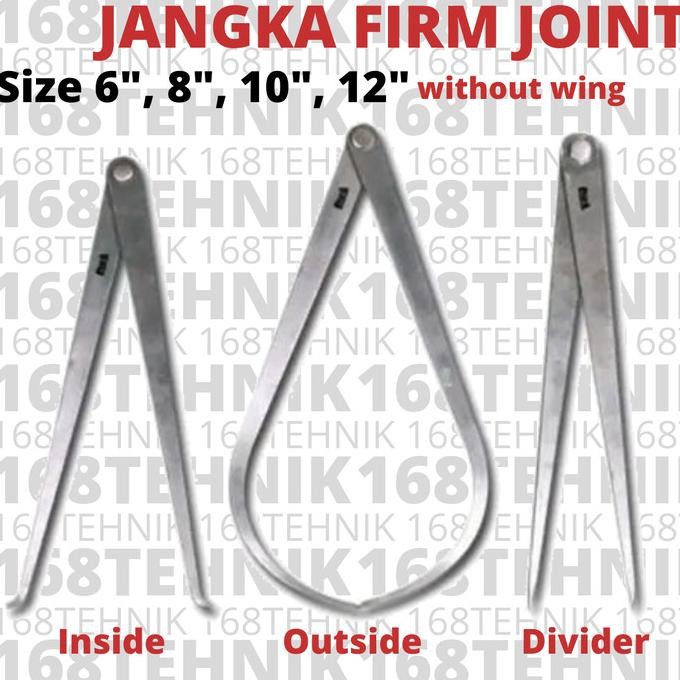 

Produk Baru!! Jangka Besi 12" Jangka Lurus Polos 12" Firm Joint Divider Caliper 12