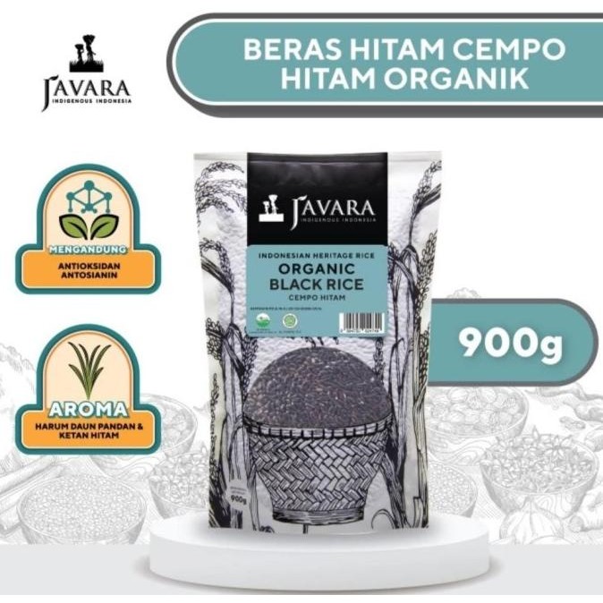 

Baru Javara - Beras Hitam Organik (Cempo Hitam) - Black Rice - Pouch 900 gr