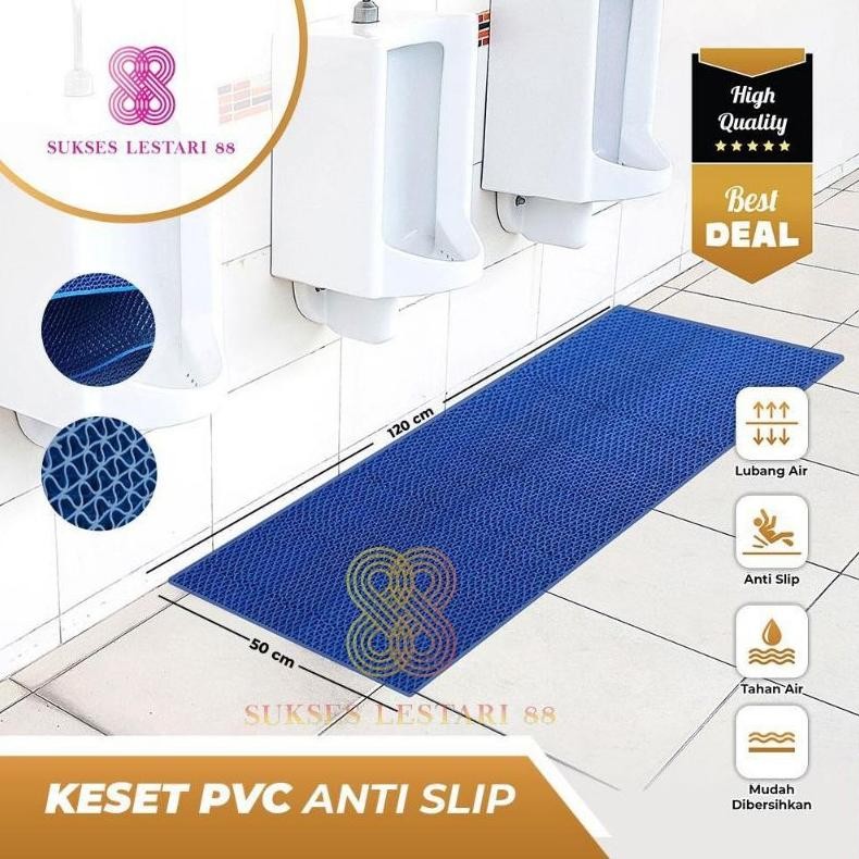 Keset Karpet Anti Slip PVC 50 x 120 ( 0,5m )  Jaring